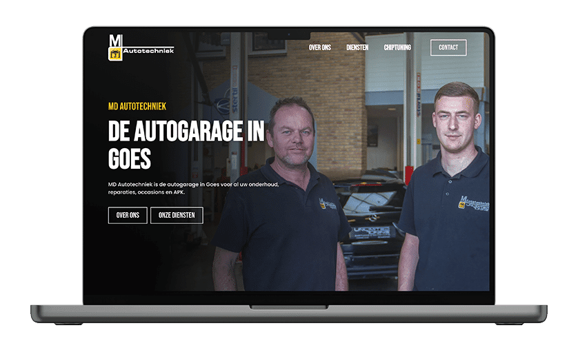 MD Autotechniek - Website laten maken door Licentia Marketing