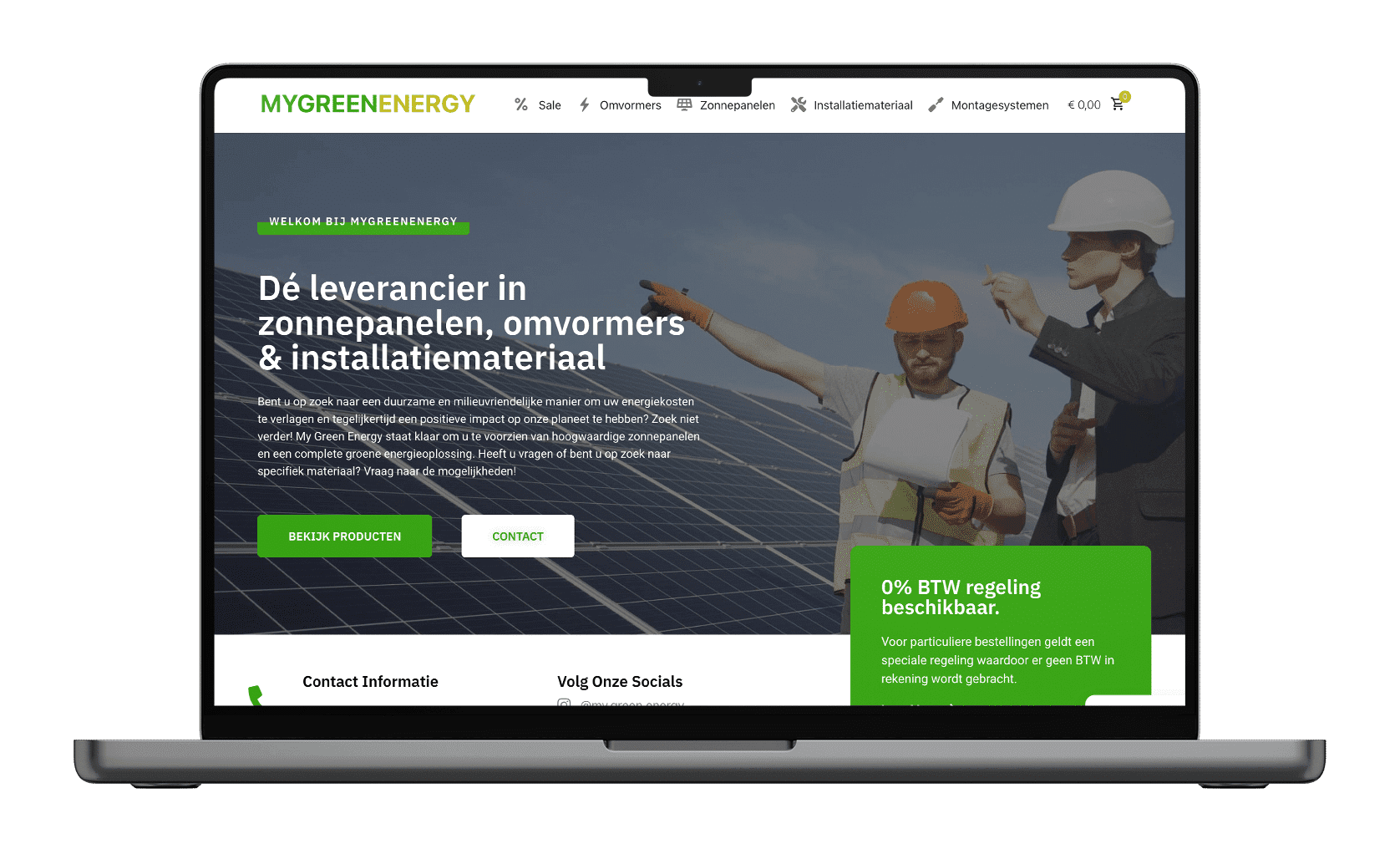 My green energy - Website laten maken door Licentia Marketing